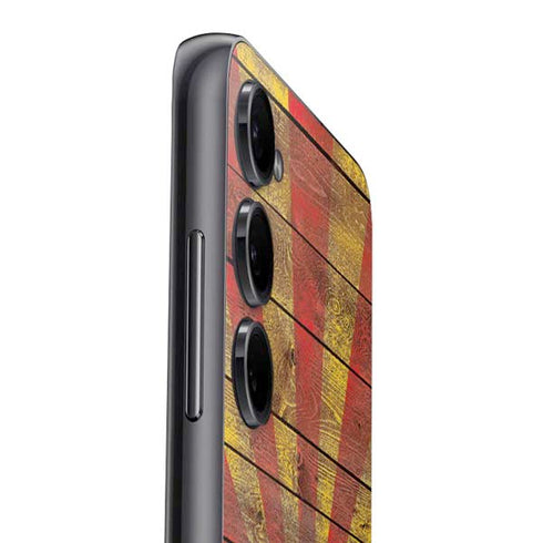 Arizona Flag Dark Wood Galaxy A14 5G Skin